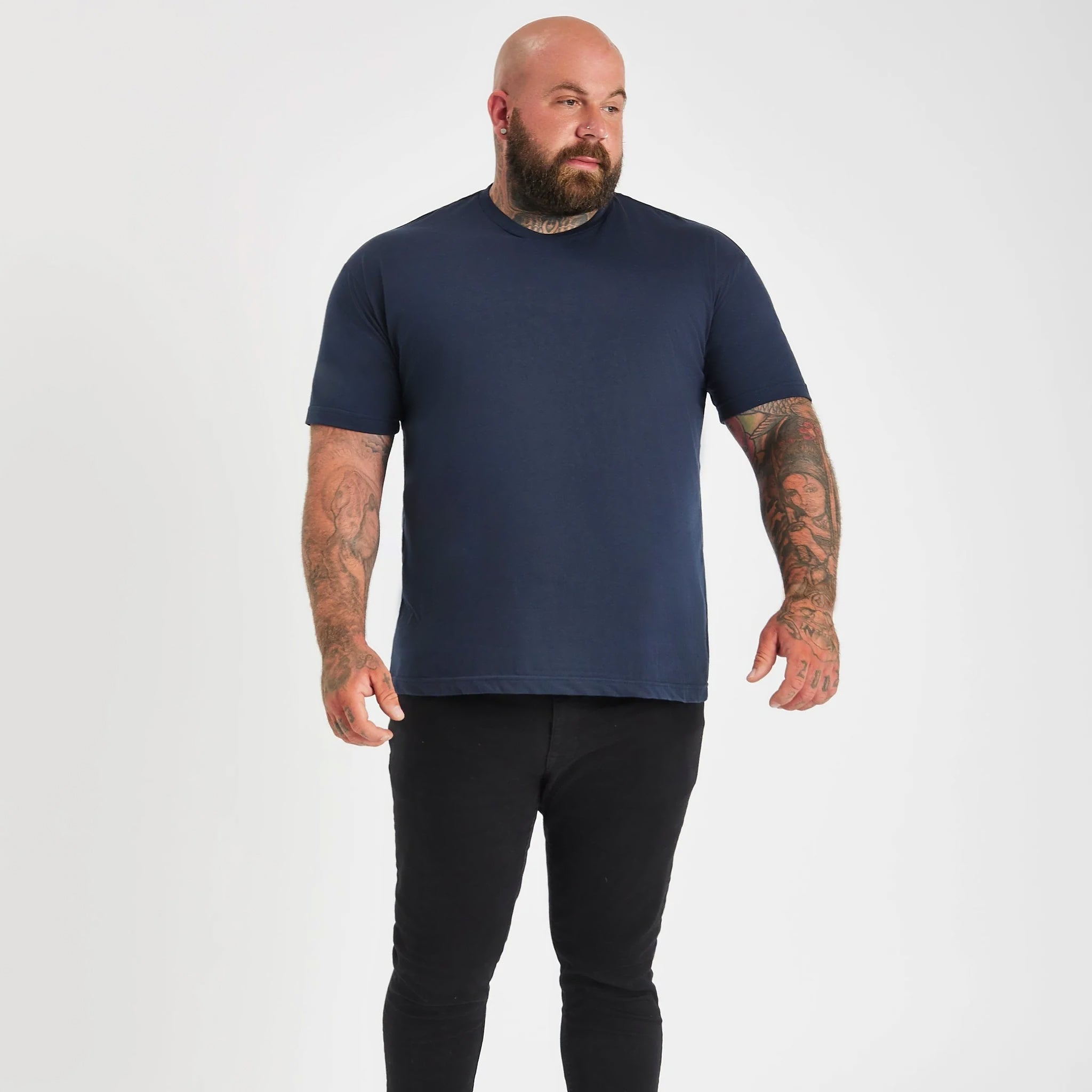 Load image into Gallery viewer, Tall Navy Crew Neck
