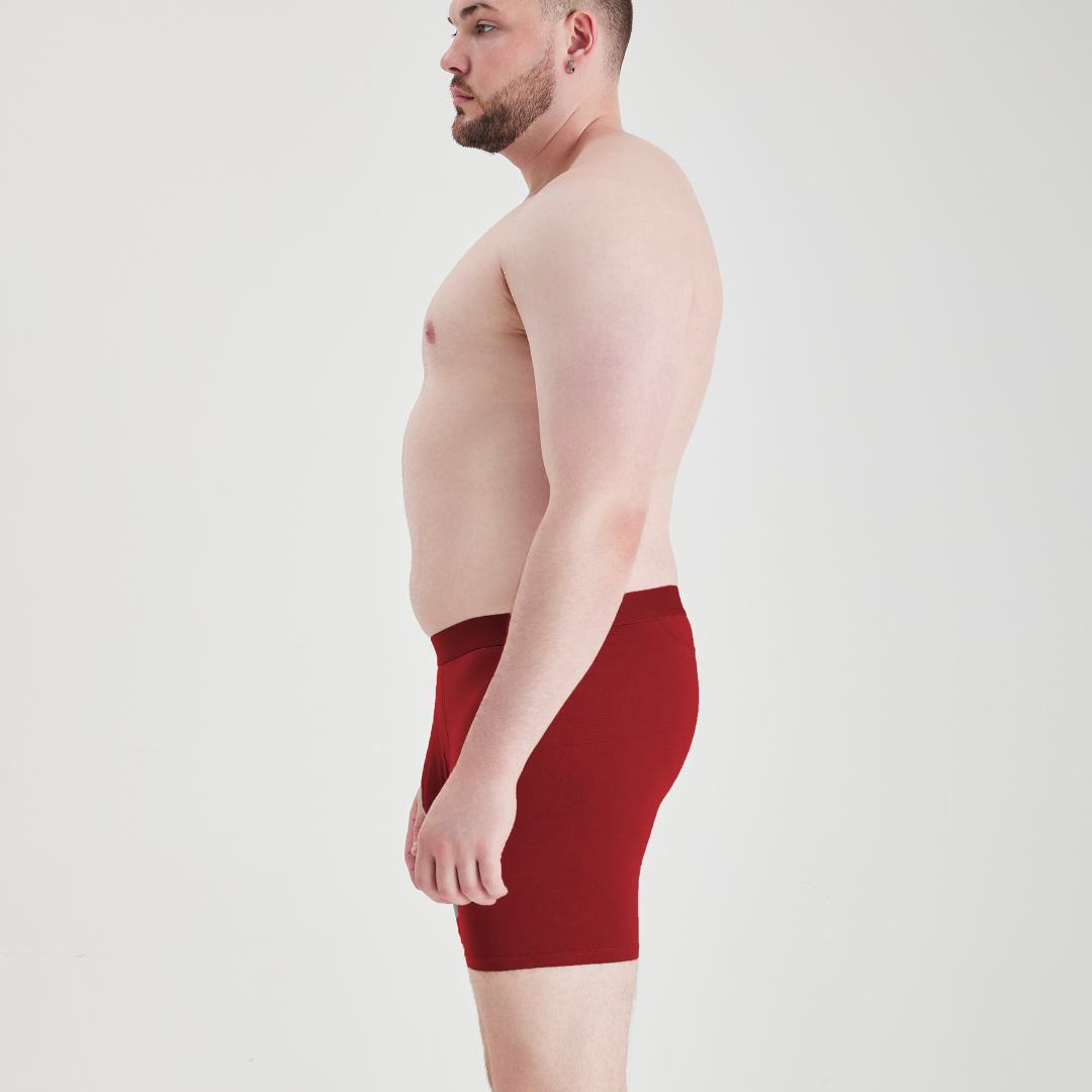 Load image into Gallery viewer, Burgundy Boxer Brief
