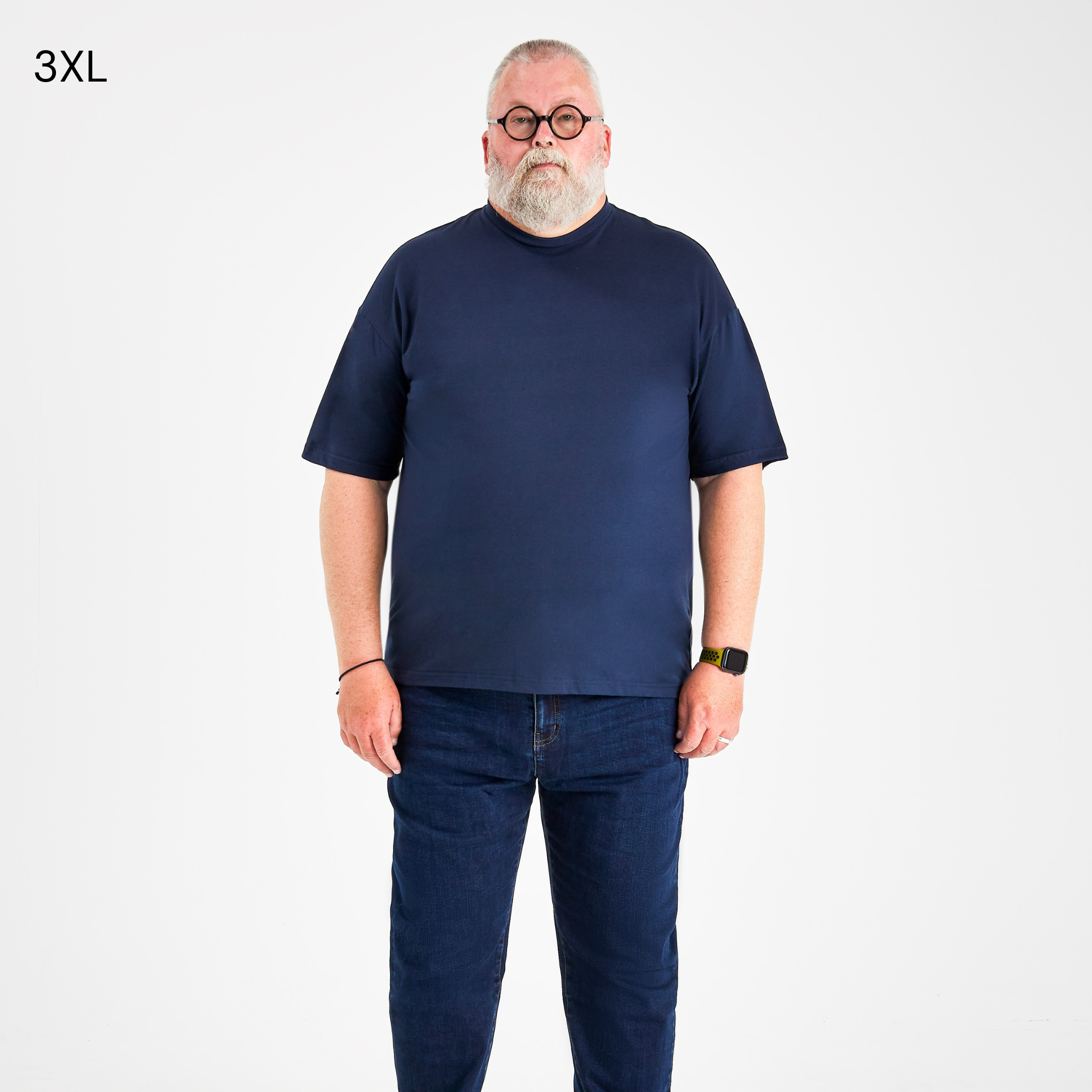 Load image into Gallery viewer, Tall Navy Crew Neck
